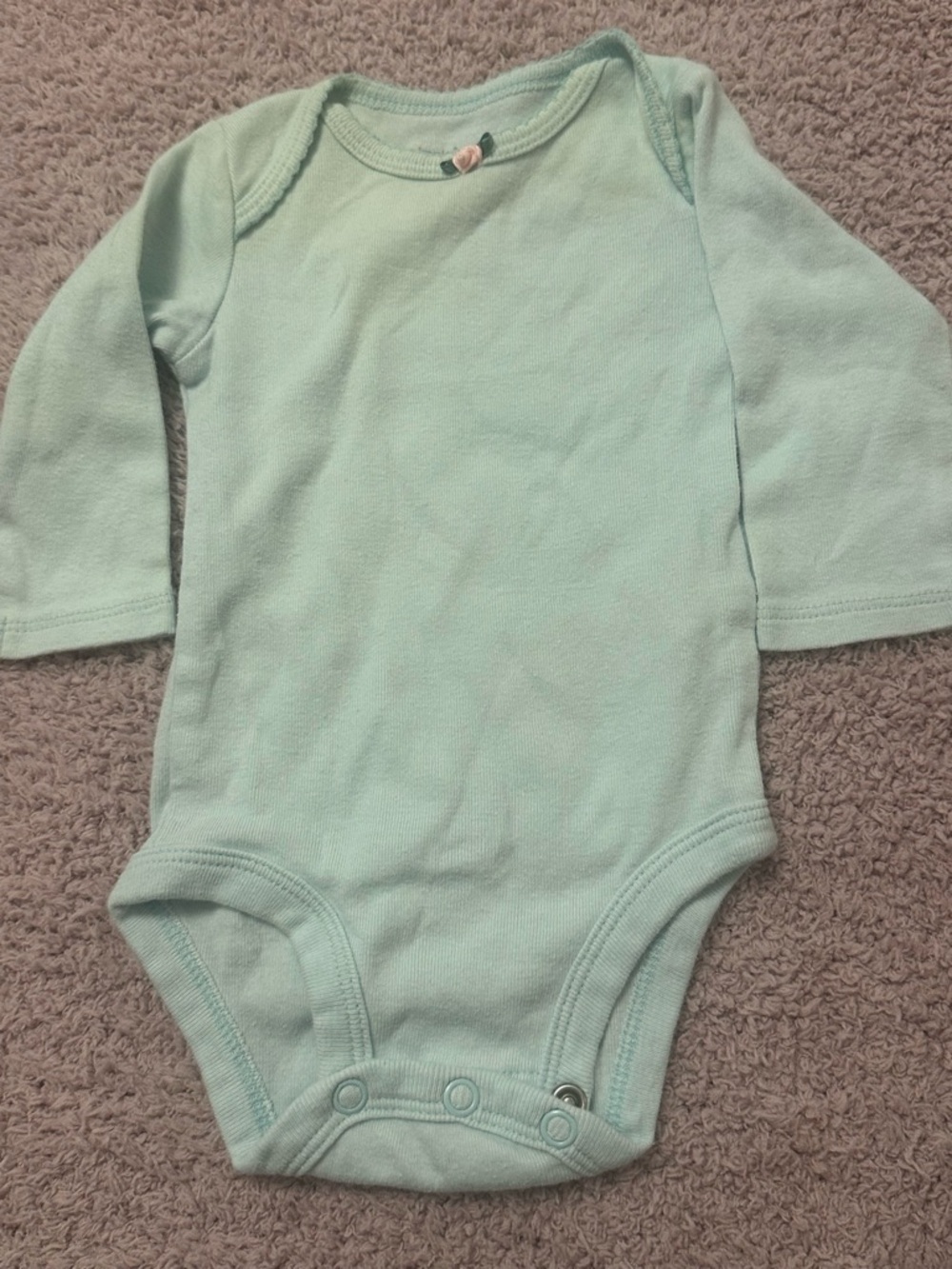 3pc Baby Girl Onesies 0–3M | Simple Joys Carter’s + Bundles Pastel Set - Picture 2 of 7